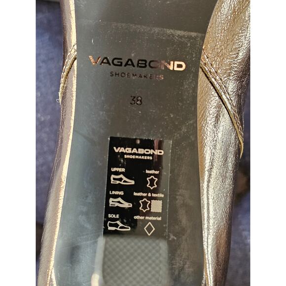 Vagabond Shoemakers Whitney Heeled Chelsea Boot Bronze $160 point toe Sz 38 - Picture 12 of 15